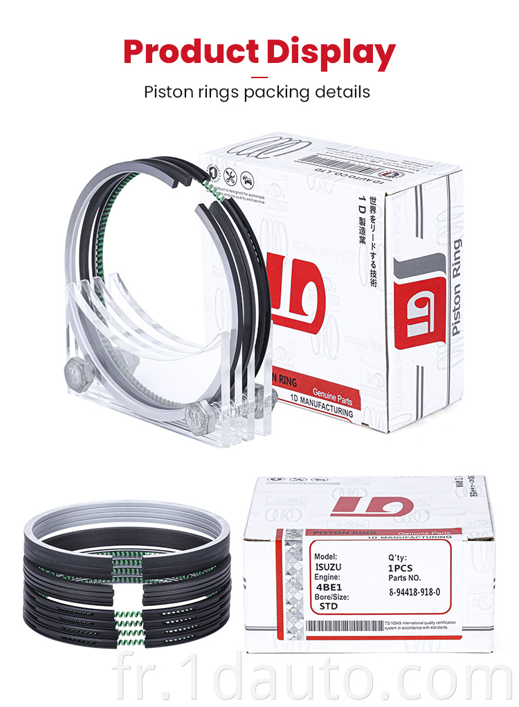 Auto Engine Piston Ring for Isuzu 4BE1 